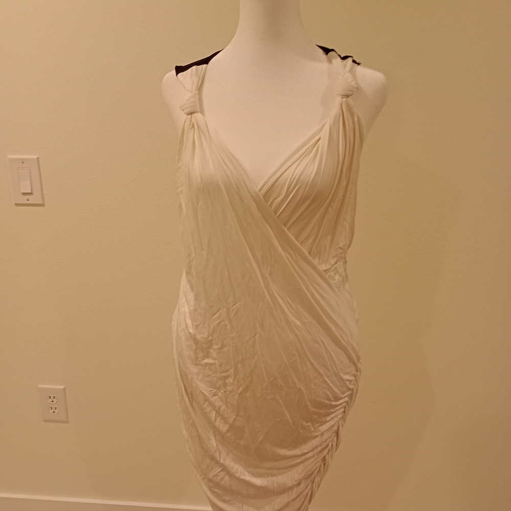 RACHEL Rachel Roy Cream Backless Dress - Picture 5 of 6